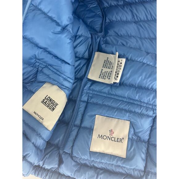 Moncler Puffer Archivio DNA Lans Down Jacket in Blue - Picture 11 of 16